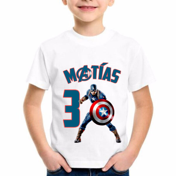 Camiseta personalizada Capitán América - Imagen 3