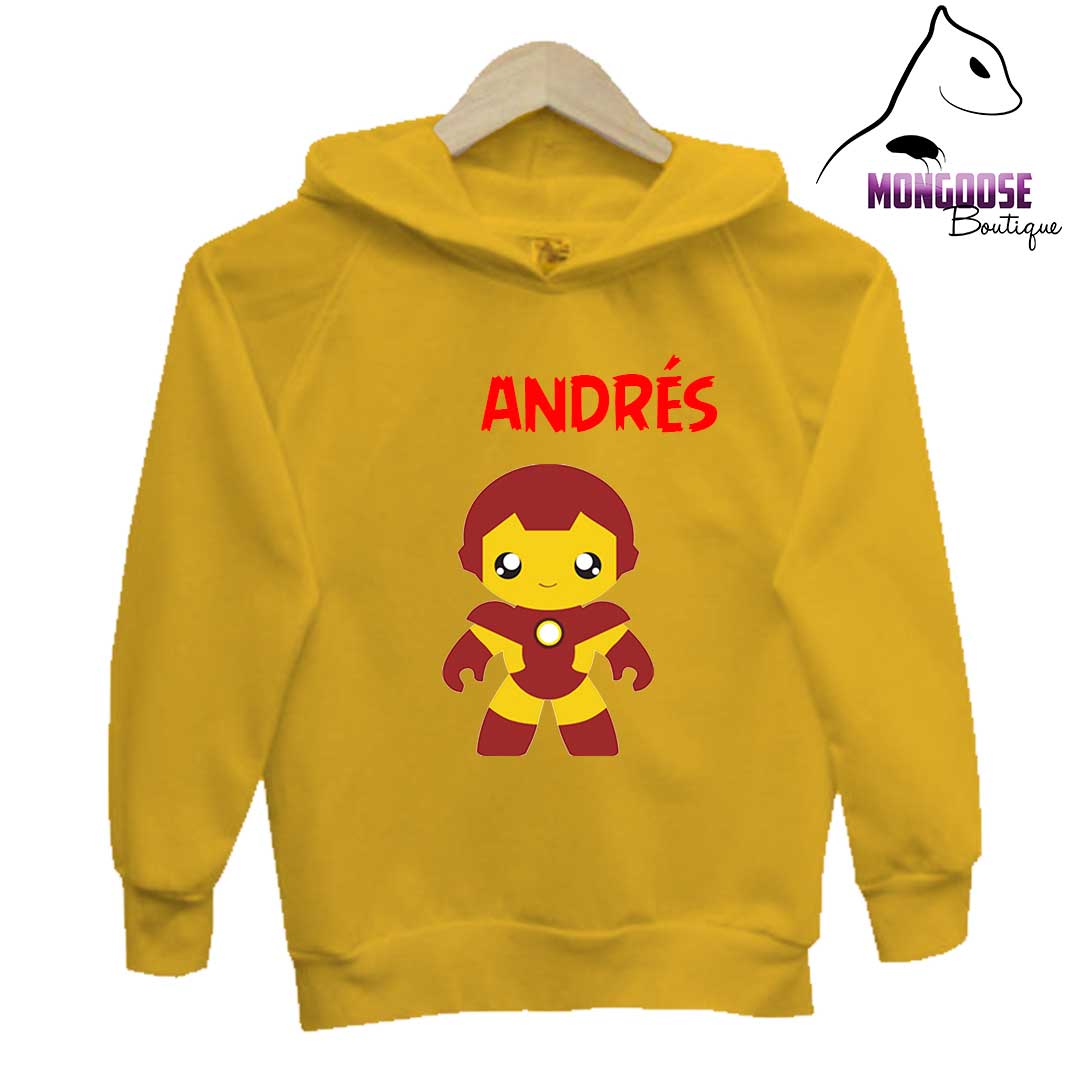 Buzo personalizado motivo IronMan Bebe
