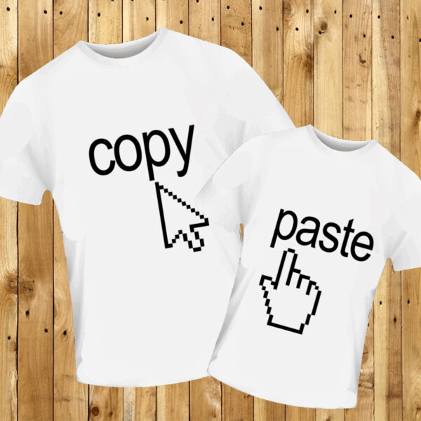 Camisetas personalizadas Copy Paste