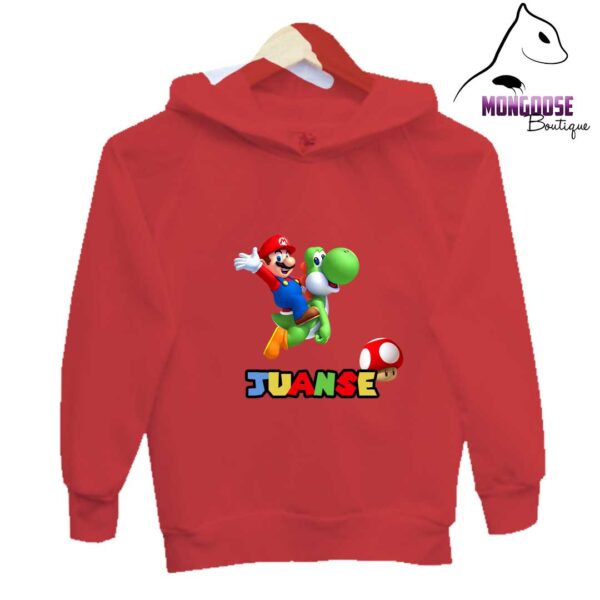 Buzo para Niño personalizado Mario Bros