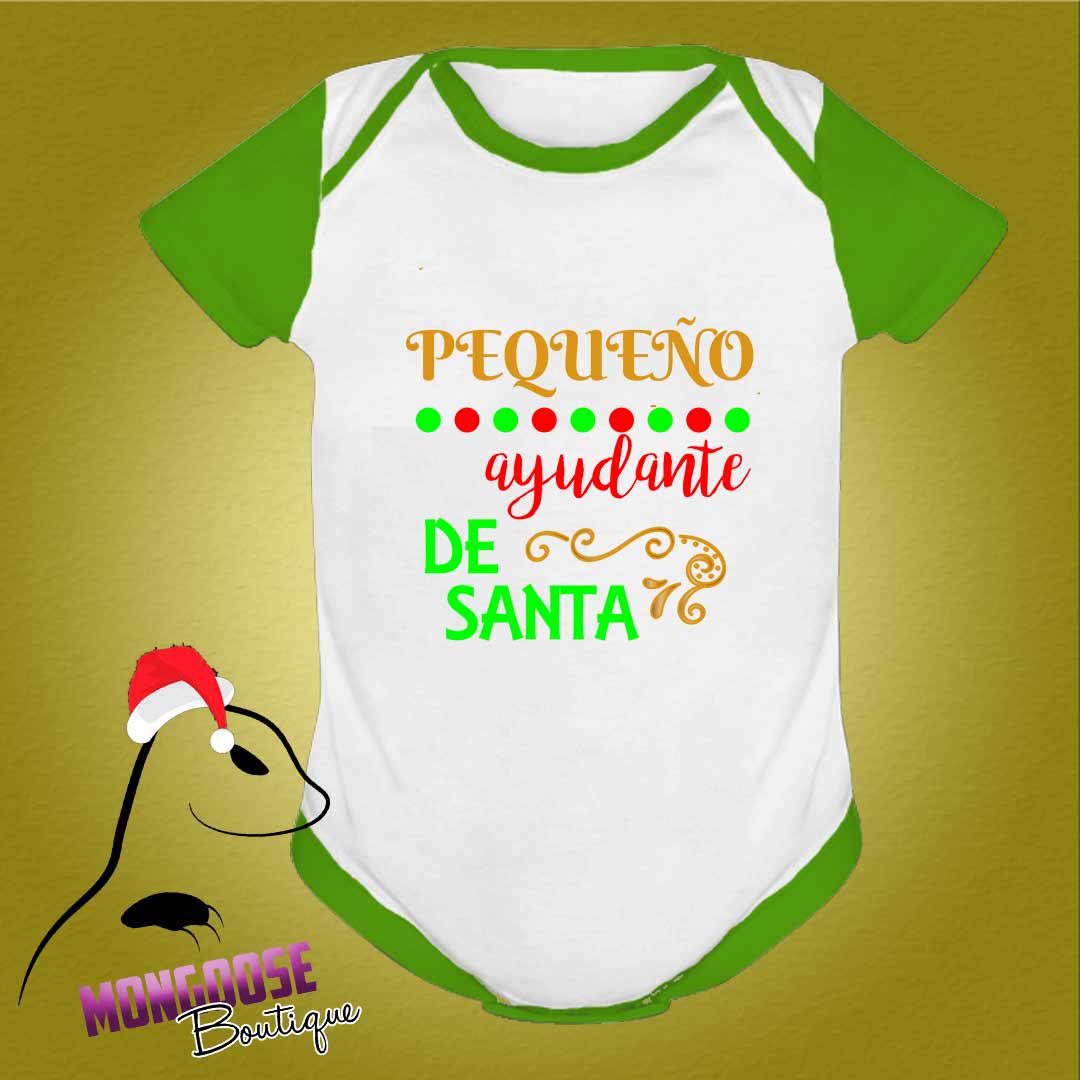 Body "Pequeño ayudante de Santa"