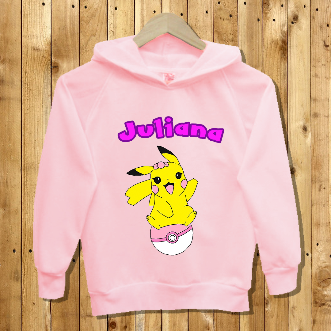 Buzo personalizado Pikachu Niña
