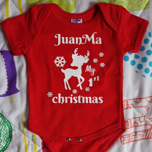Body Navidad My 1st Christmas Reno - Imagen 2