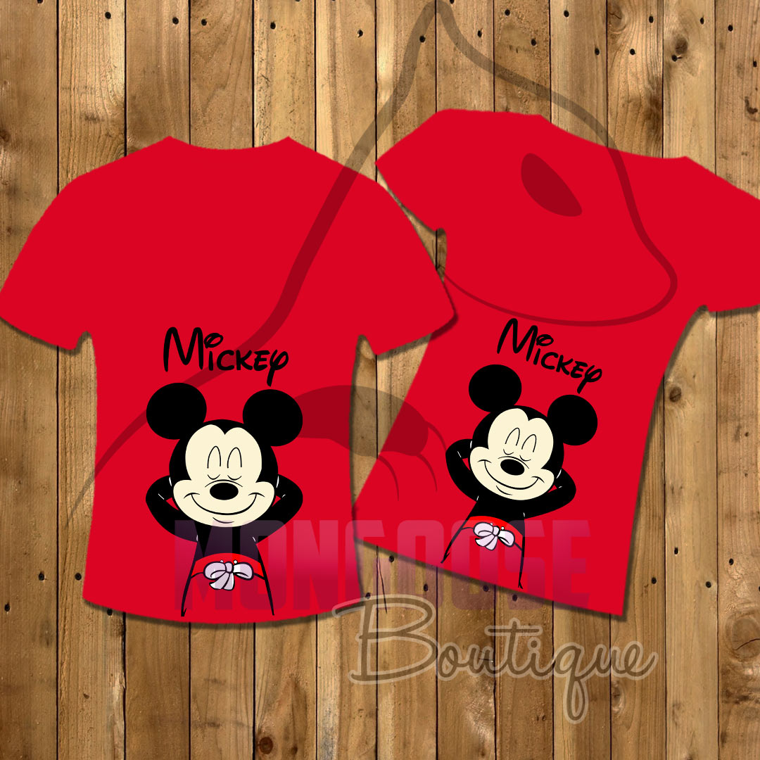 Para Familia Camisetas Mickey Y Minnie Camisetas Personalizadas De