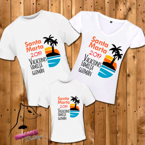 Camisetas Vacaciones Familiares