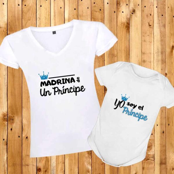 Camisetas Familia Madrina de un Principe