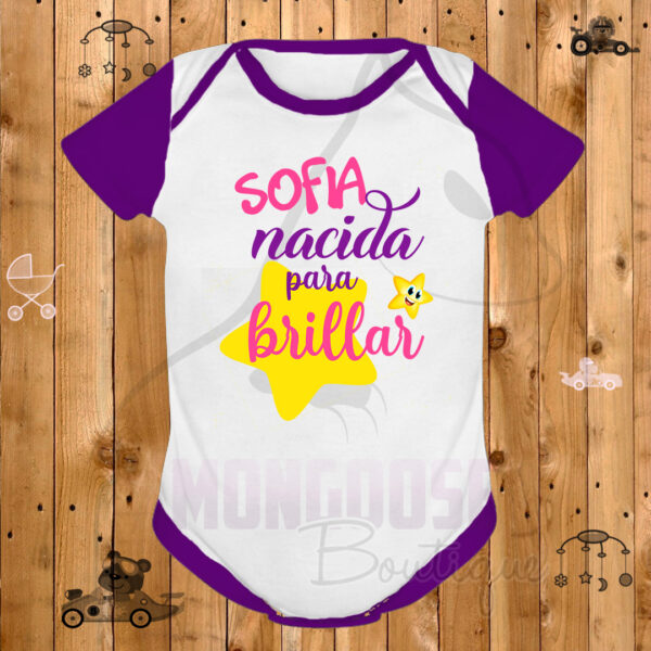 Body "Nacida para Brillar"