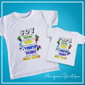 Camisetas Papá e Hijo "Papá, eres mi Super Saiyan"