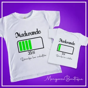 Camisetas Papá e Hijo Madurando