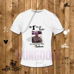 Camiseta "Soy papá de una Reina"