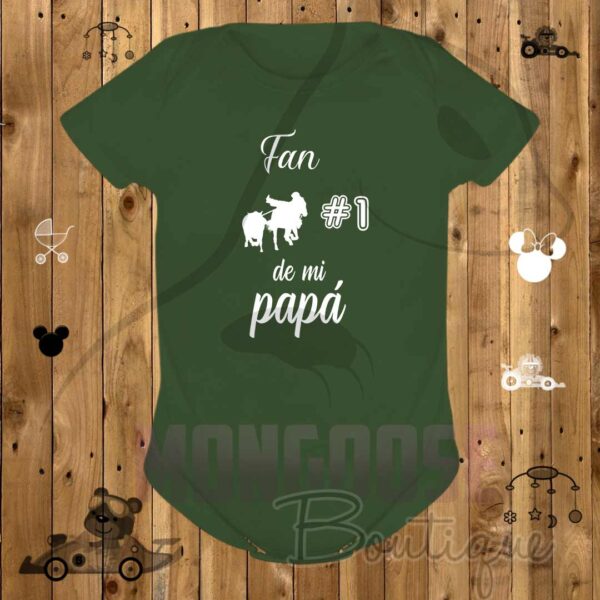 Body Algodon "Fan #1 de mi papá"