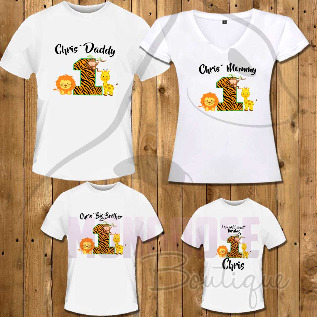 Camisetas Cumpleaños Wild – Mongoose Boutique