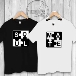 Camisetas Color Pareja "SOUL-MATE"