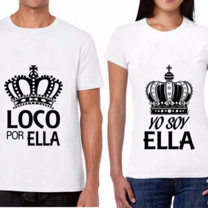 Camisetas Pareja "Loco por Ella"
