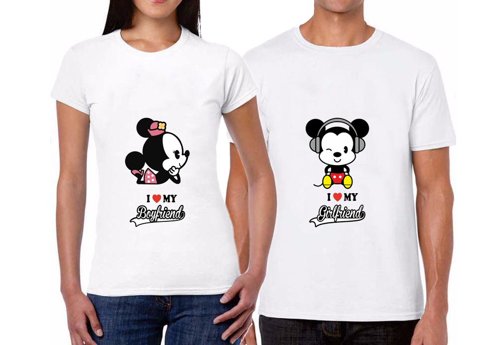 Camisetas Pareja "I Love my Girlfriend"