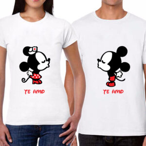 Camisetas Pareja Mickey Minnie "Te Amo"