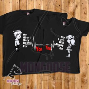 Camisetas Pareja "My Heart Only beats for you.."