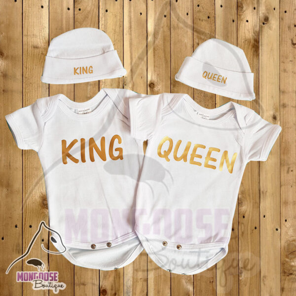 Combo Body Gorritos "KING & QUEEN"