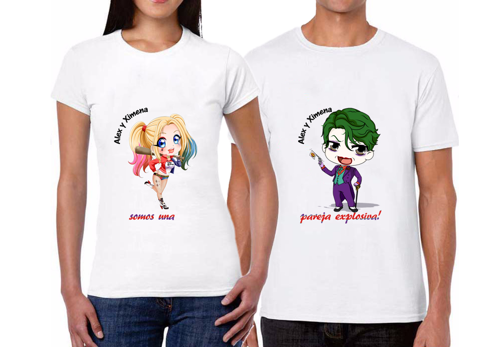 Camisetas "Somos una pareja explosiva"