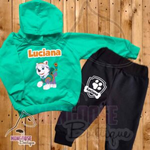 Combo Bebé Buzo + Pantalon Paw Patrol Niña
