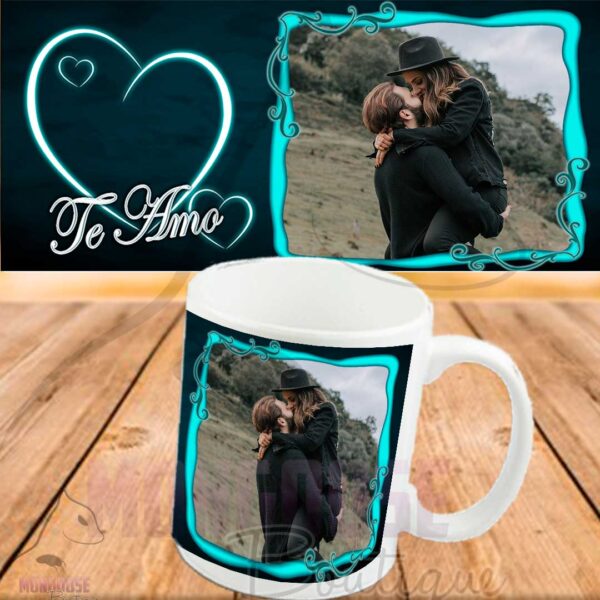 Mug con Foto "Te Amo"