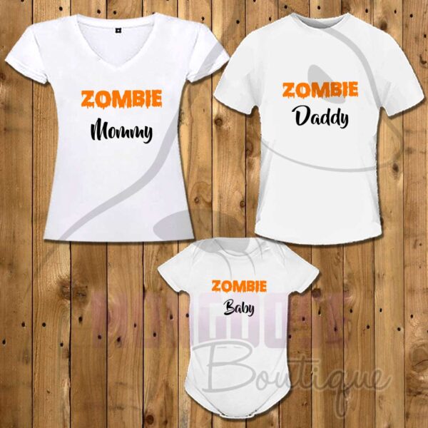 Camisetas Halloween Familia "ZOMBIE"