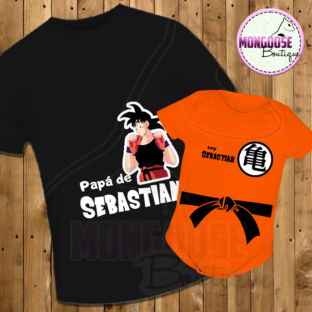 Camisetas Papá e Hijo "GOKU"