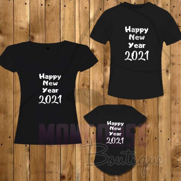 Camisetas Familia Happy New Year