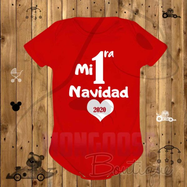 Body Mi Primera Navidad Corazon
