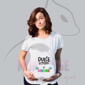 Camiseta Materna "Dulce Espera"