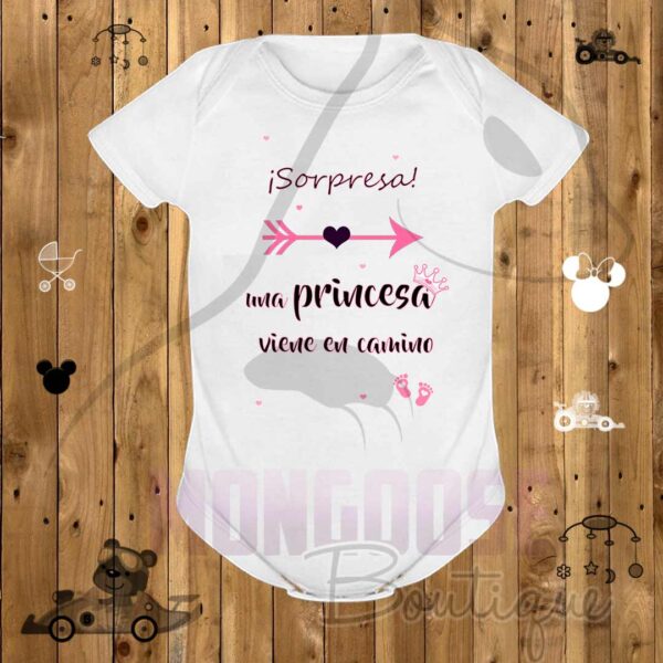 Body "Sorpresa, una princesa viene en camino"