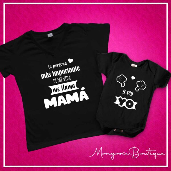 Combo "La persona más importante de mi vida, me llama MAMÁ"