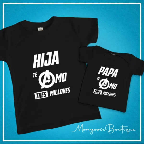 Combo "Te amo TRES MILLONES"