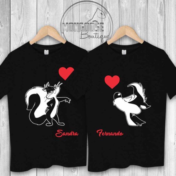 Camisetas Pareja "Pepe Le Pew"