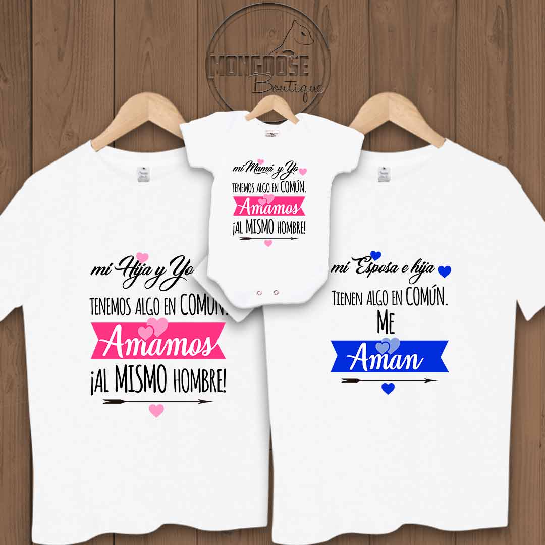 Papá Mamá E Poleras Estampadas Papa E Hijo Papá Mamá Poleras