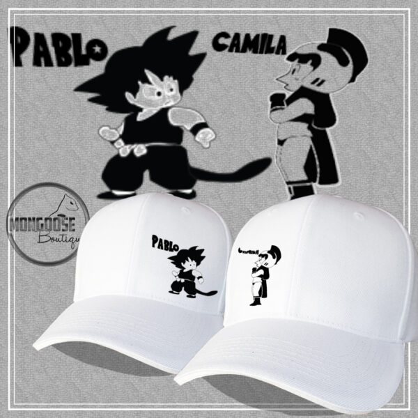 Gorras Pareja "Goku & Milk"