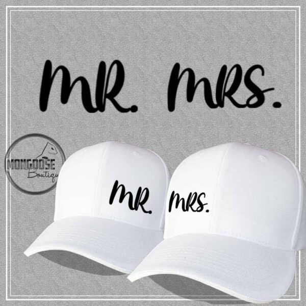 Gorras Pareja "Mr. & Mrs."
