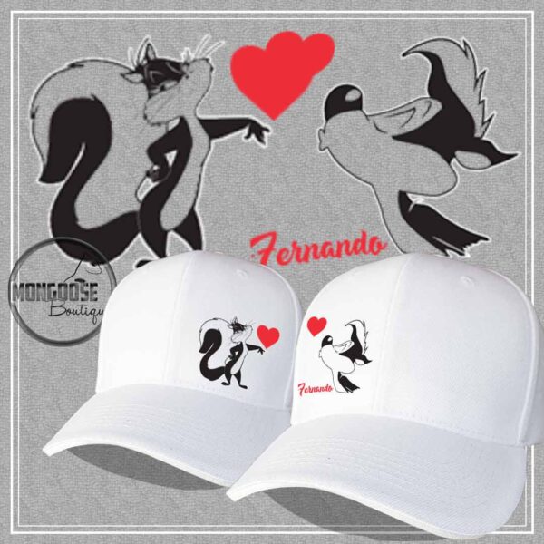 Gorras Pareja "Pepe Le Pew"