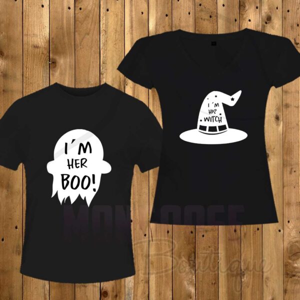 Camisetas Pareja "Im his Witch"