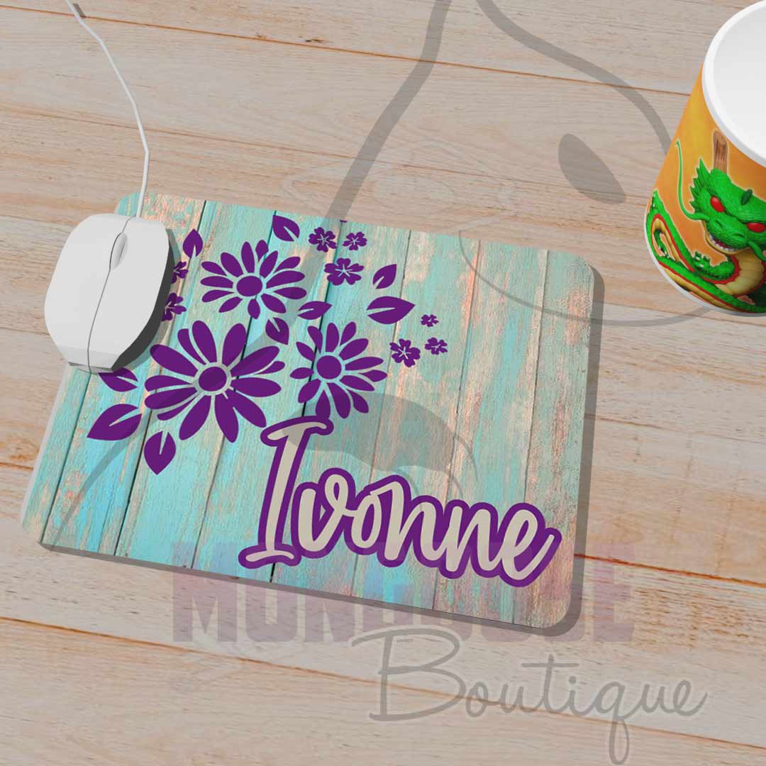 Pad Mouse personalizado flores