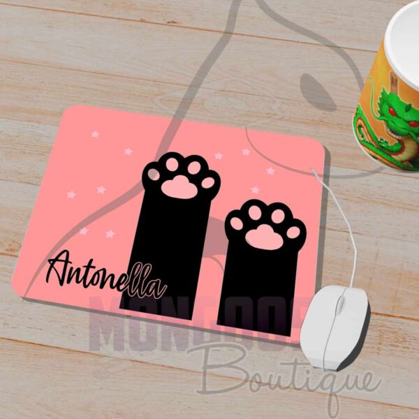 Pad Mouse personalizado Patitas Gato