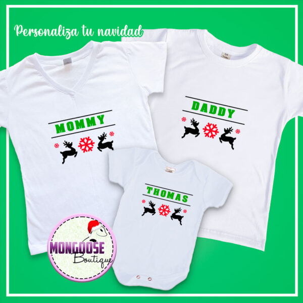 Camisetas Navidad "Renos"