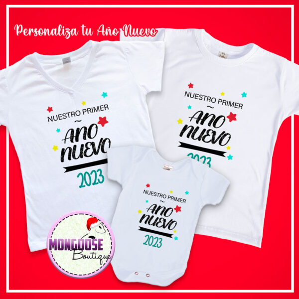 Camisetas "Nuestro Primer Año Nuevo"