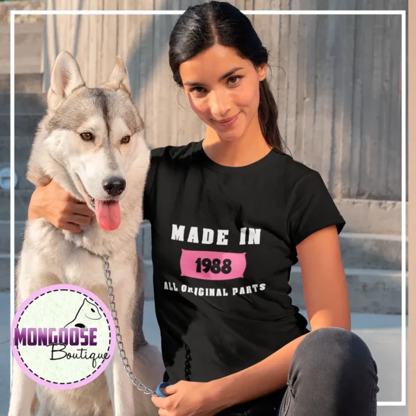 Camiseta Negra "MADE IN (XX)"