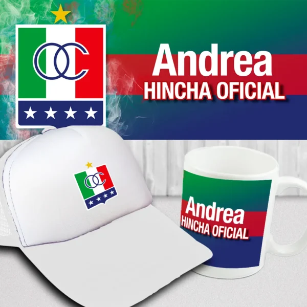 Combo Mug + Gorra Equipos Once Caldas