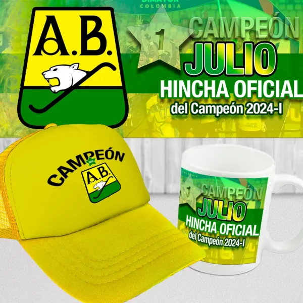 Combo Mug + Gorra Equipos Atl Bucaramanga