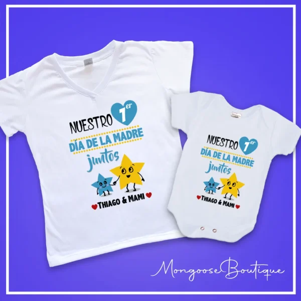 Combo "Nuestro 1er dia de la madre" Estrellas - Niño