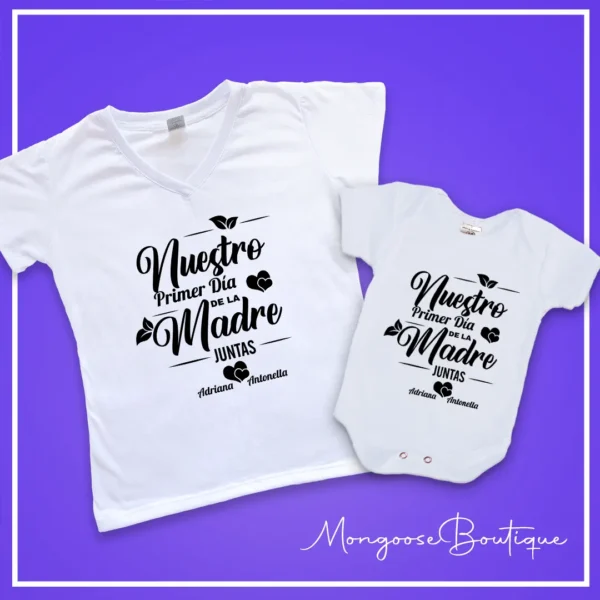 Combo "Nuestro 1er dia de la madre" Blancas