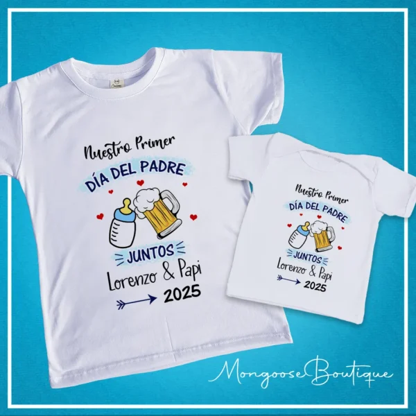 Combo Bebé "Nuestro Primer Día del Padre" Cerveza y tetero