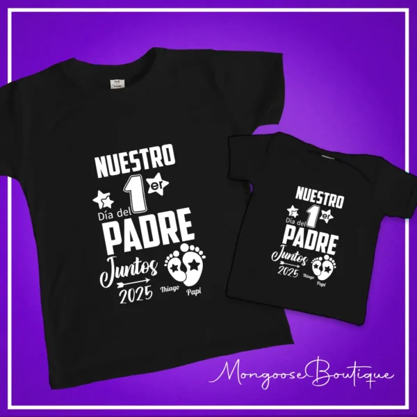 Combo Bebé "Nuestro Primer Día del Padre" huellas